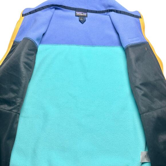 Patagonia | Men | Synchilla Snap-T Retro Colorblock Cozy Fleece Vest | Large - Picture 10 of 14